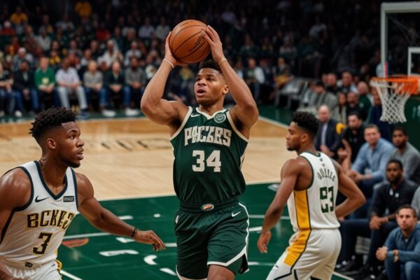 Milwaukee Bucks vs Pacers Match Player Stats