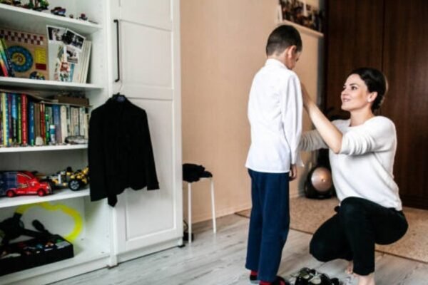 Helping Parents Get Dressed