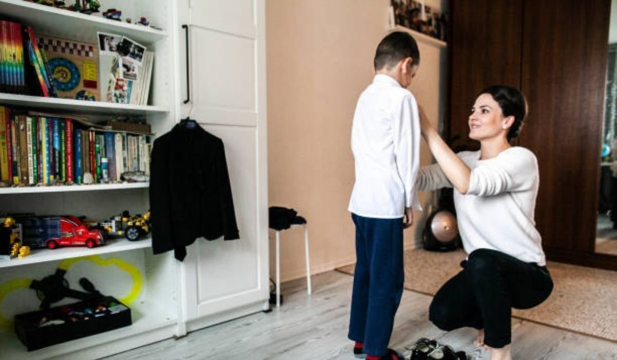 Helping Parents Get Dressed